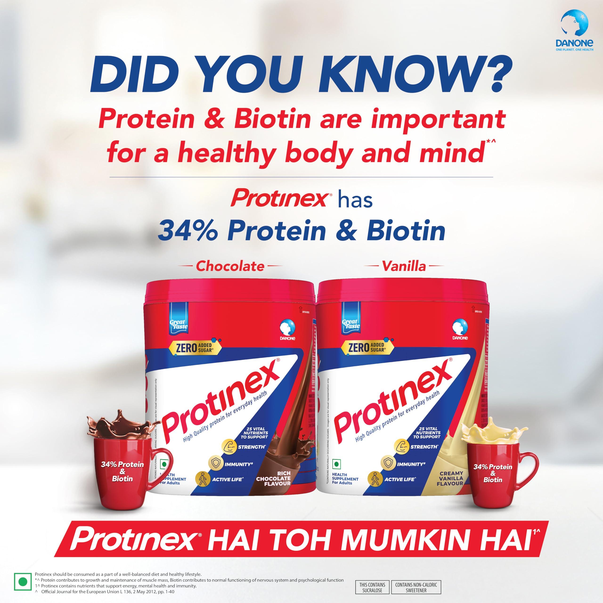 Protinex Protinex Health And Nutritional Drink Mix with High protein & 10 Immuno Nutrients, Tasty Chocolate, 1 Kg & Health And Nutritional Drink Mix with High protein&10 Immuno Nutrients, Tasty Chocolate, 250g