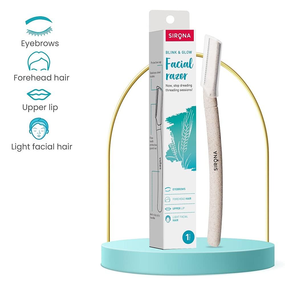 Sirona Sirona Period Made Easy Tampons - 20 Piece & Sirona Reusable Blink & Glow Face Razor for Women - 1 Razor