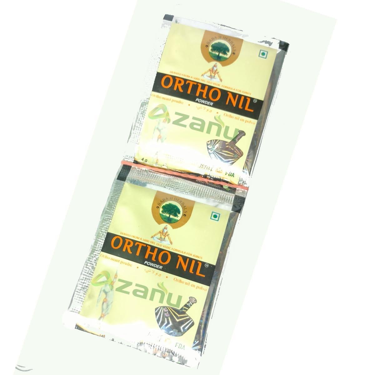 AZANU ORTHO NIL POWDER | 56 SACHETS | BABA JI HERBALS | PAIN RELIEF | FREE AZANU GOOD ORTHO CREAM