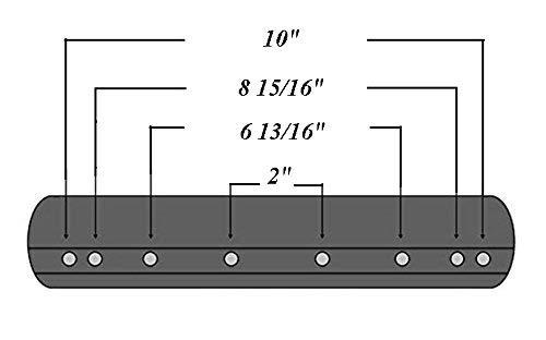 Health Line Healthline Padded Armrest For Wheelchairs, Universal Arm Pads Replacement Black, 14 Full Length (1)