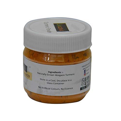 Livsatvik Livsatvik Turmeric Powder, High in Curcumin Content; More Than 5% | Organically Grown Waigon Haldi Powder, 50g