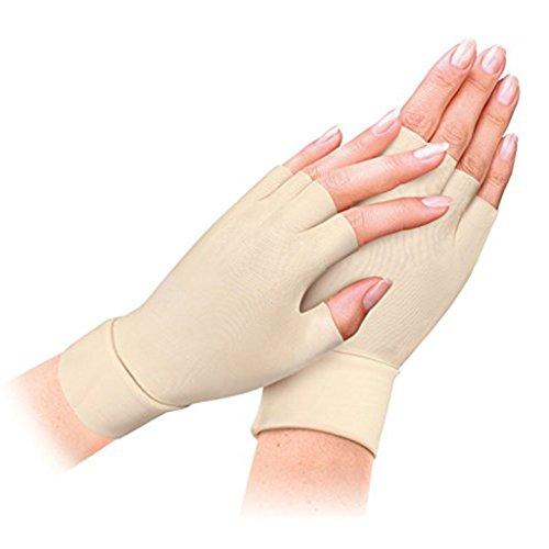 Magideal MagiDeal Magnetic Anti Arthritis Health Compression Gloves Fingerless Glove