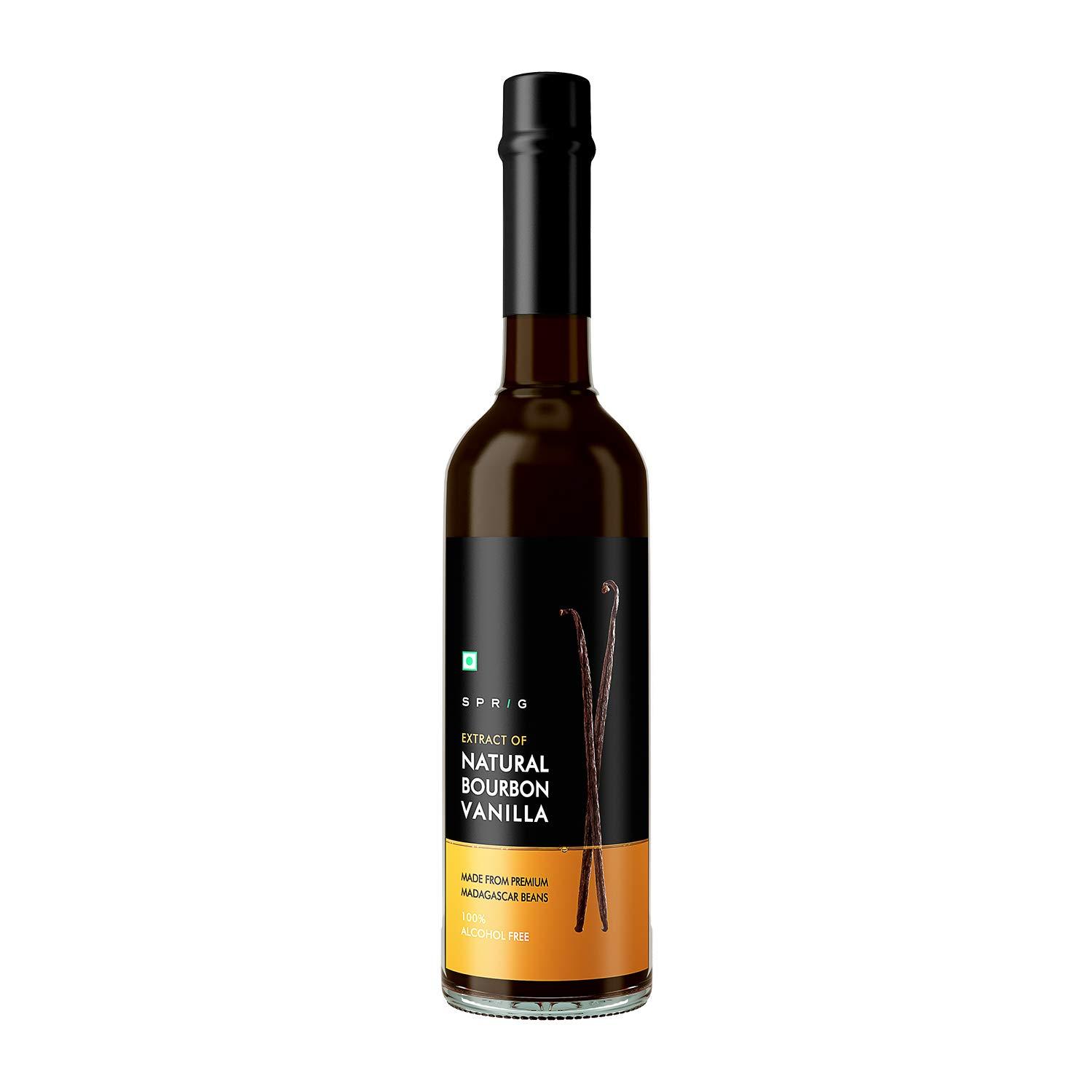 S P R I G Sprig All Natural Bourbon Vanilla Extract Bottle, 50 ml & Extract of Natural Bourbon Vanilla, 100 ml