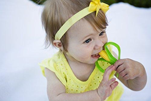 MAPPERZ MAPPERZ Baby Banana - Corn Cob Toothbrush, Training Teether Tooth Brush for Infant Baby and Toddler