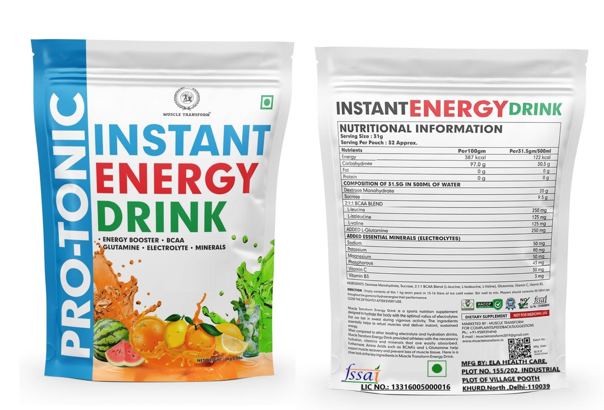 MUSCLE TRANSFORM Muscle Transform HEALTH SUPPLIMENT- LEUCINE, VALINE DRINK POWDER, 1Kg