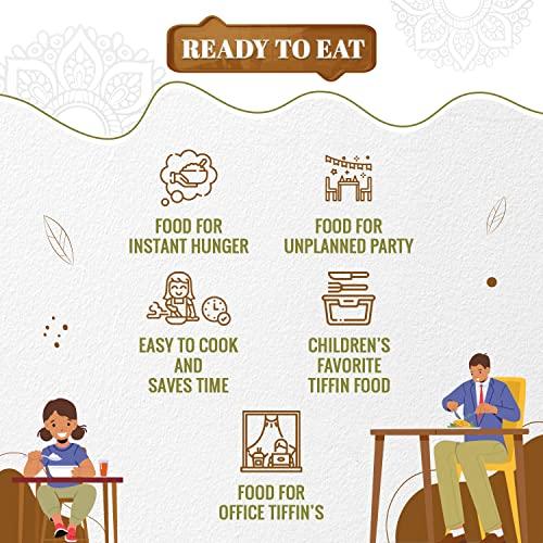 Chericious Chericious Ready Eat Shahi Paneer, Vegetarian Meal, Instant Food, Cook Food, Readymade Food Packet, Heat and Eat Food, Indian Food, Travel Carry Food (Pack of 2)