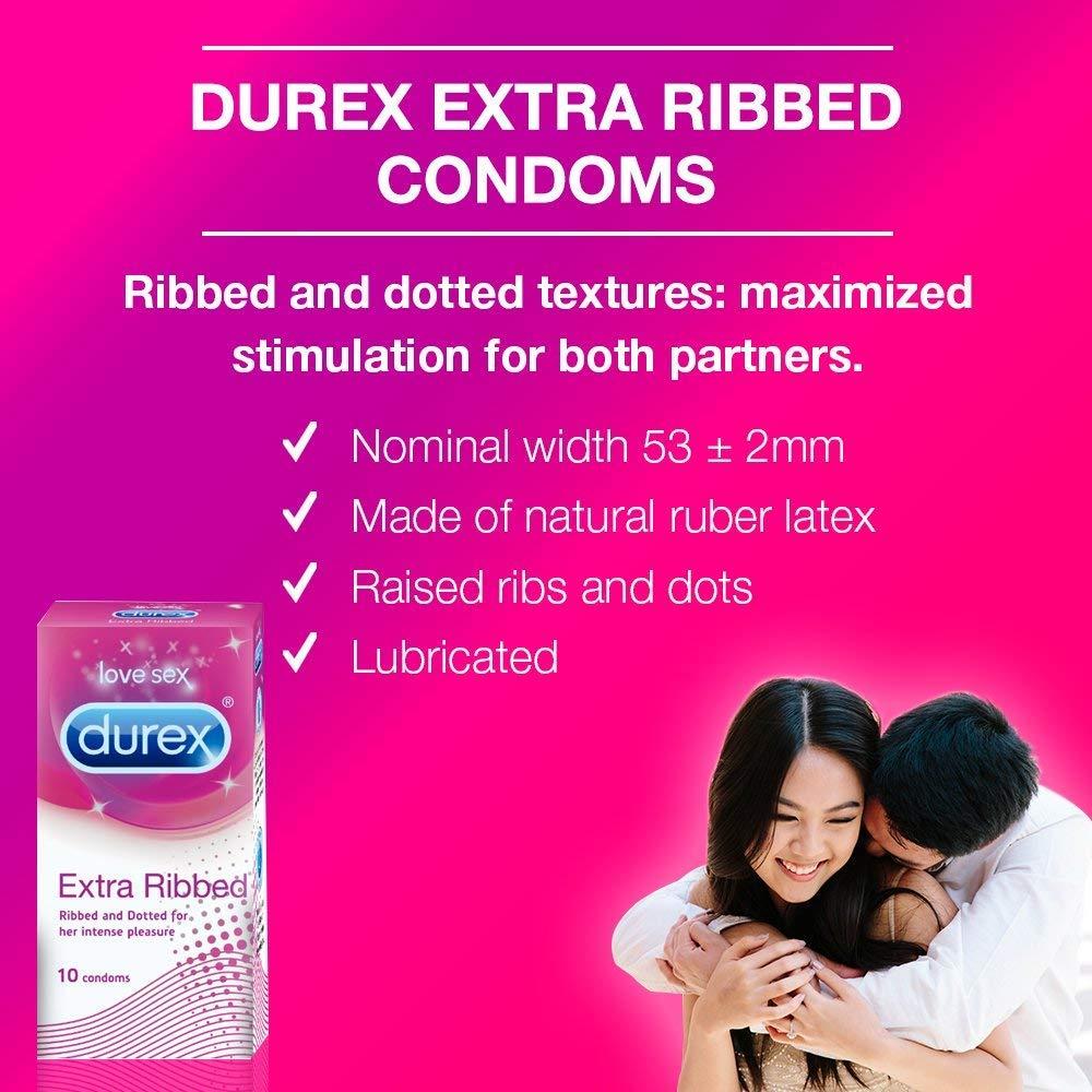 Durex Durex Triple Combo Honeymoon Love Condoms - Pack Of 3