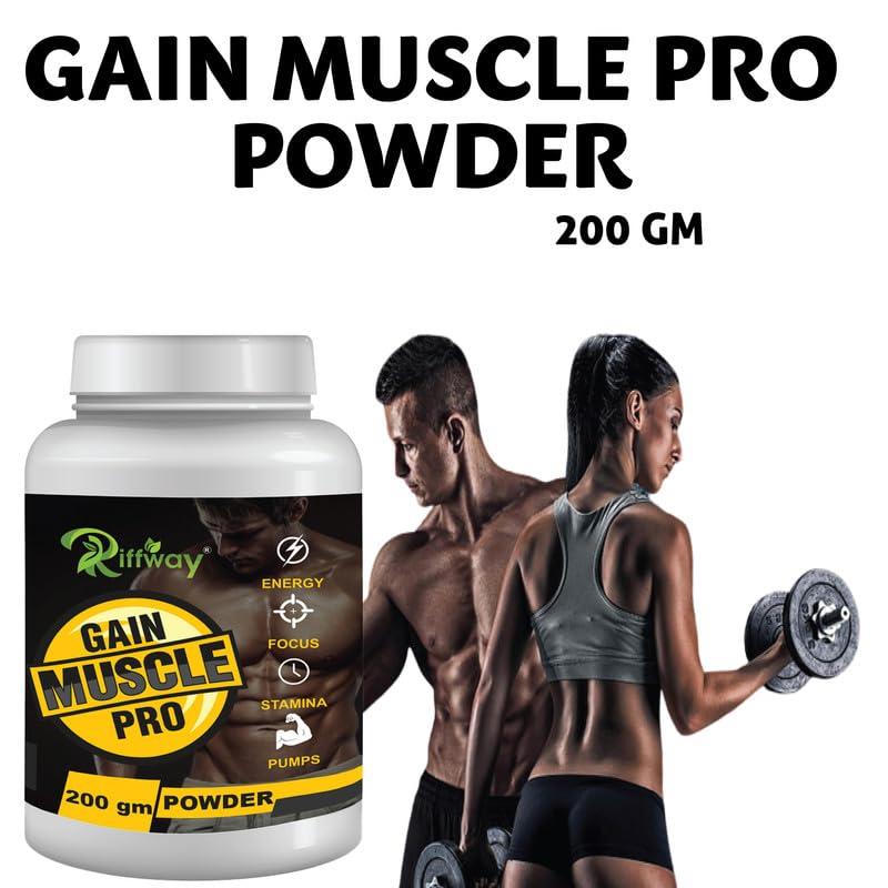 Inlazer Gain Muscle| Weight Gain Powder For Fast Weight & Muscle Gain, Daily Muscle Building| Weight Gainer For Strong Body Protein Formula|Weight Gain Powder For Men & Women| 400gm
