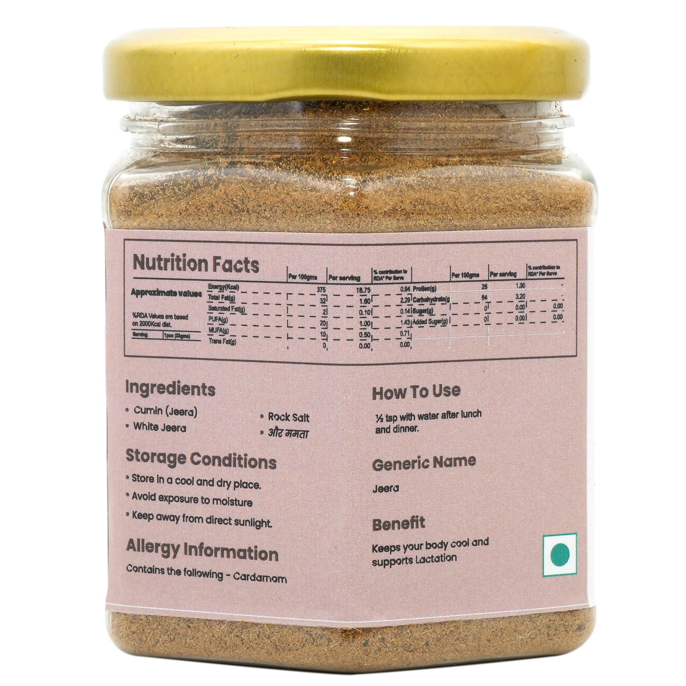 NUSKHA KITCHEN Jeera Herb Mix- Nuskha | Post-Pregnancy | After Delivery | Lactation | 150gms