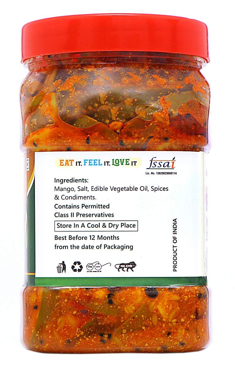 Natural Hub Natural Hub Mother Made Mango Pickle, Aam Ka Achar, Swaad Ghar Ka (Mango Pickle, 1 Kg)