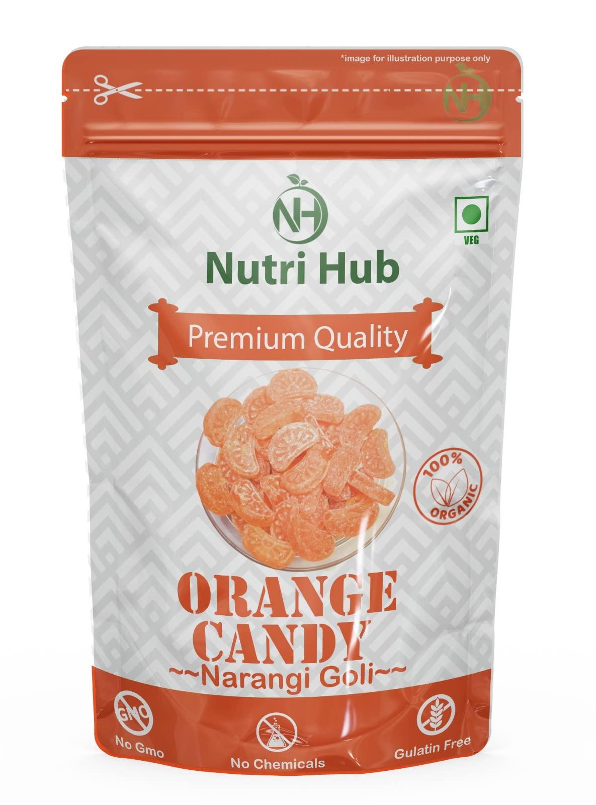 Nutri Hub Nutri Hub Orange Candy Khatti Mithi Narangi Santara Goli (400 Gram)