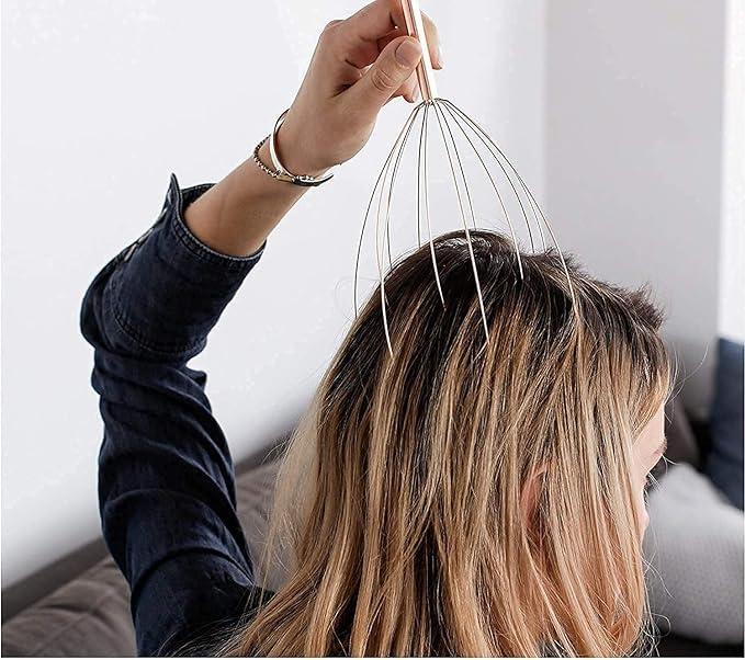 Generic Scalp Massage Machine Head Massager Scalp Scratcher 12 Fingers Head Scratcher For Head Massage Body Relaxing Hair Massage