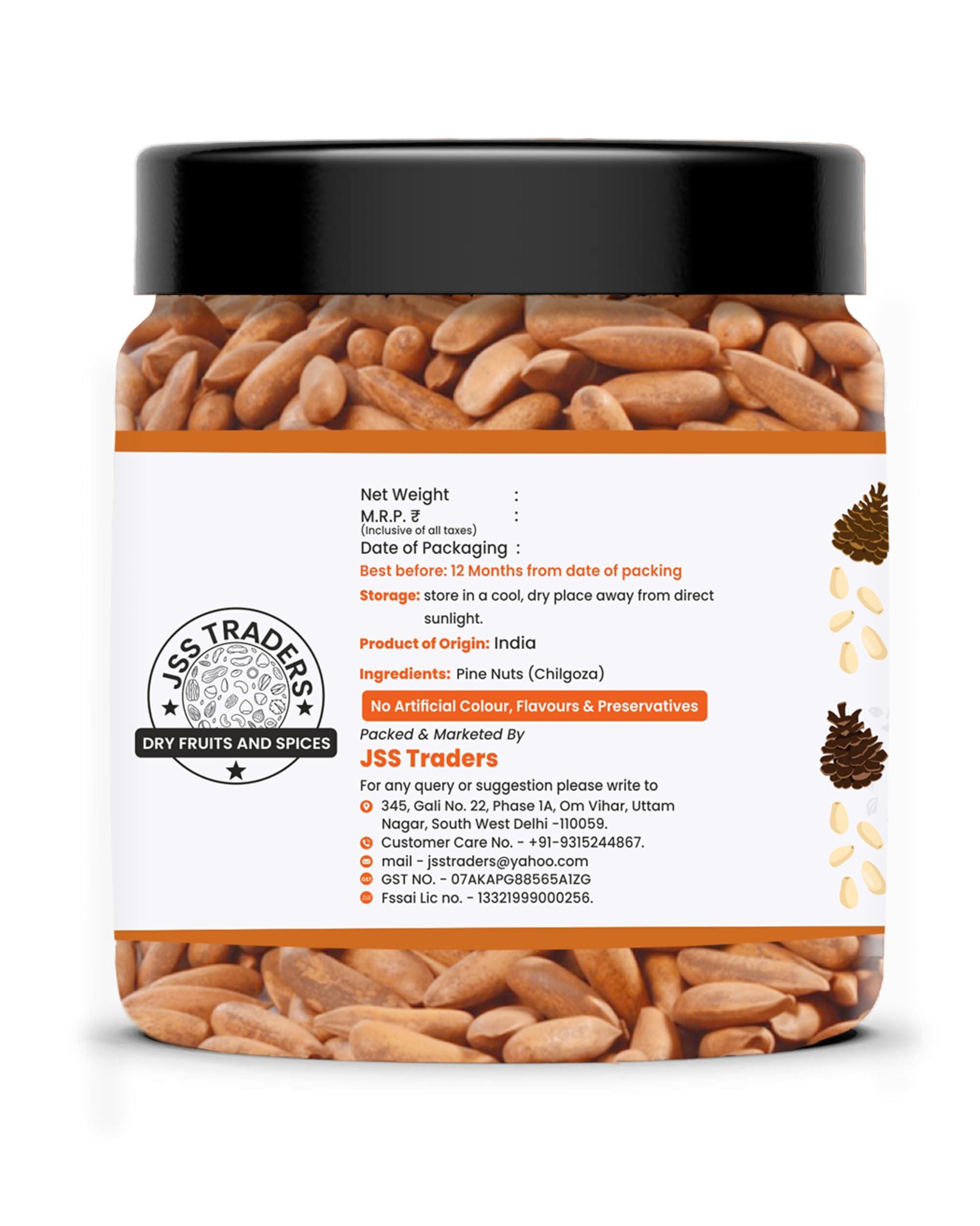 Avlokan Avlokan Winter Pine Nuts A Grade Chilgoza With shell Exotic Dry Fruits (50gm)