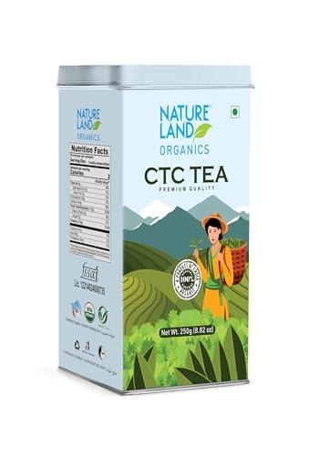 NATURELAND ORGANICS Natureland Organics CTC Tea 250 gm, 100% Organic Strong Black Tea