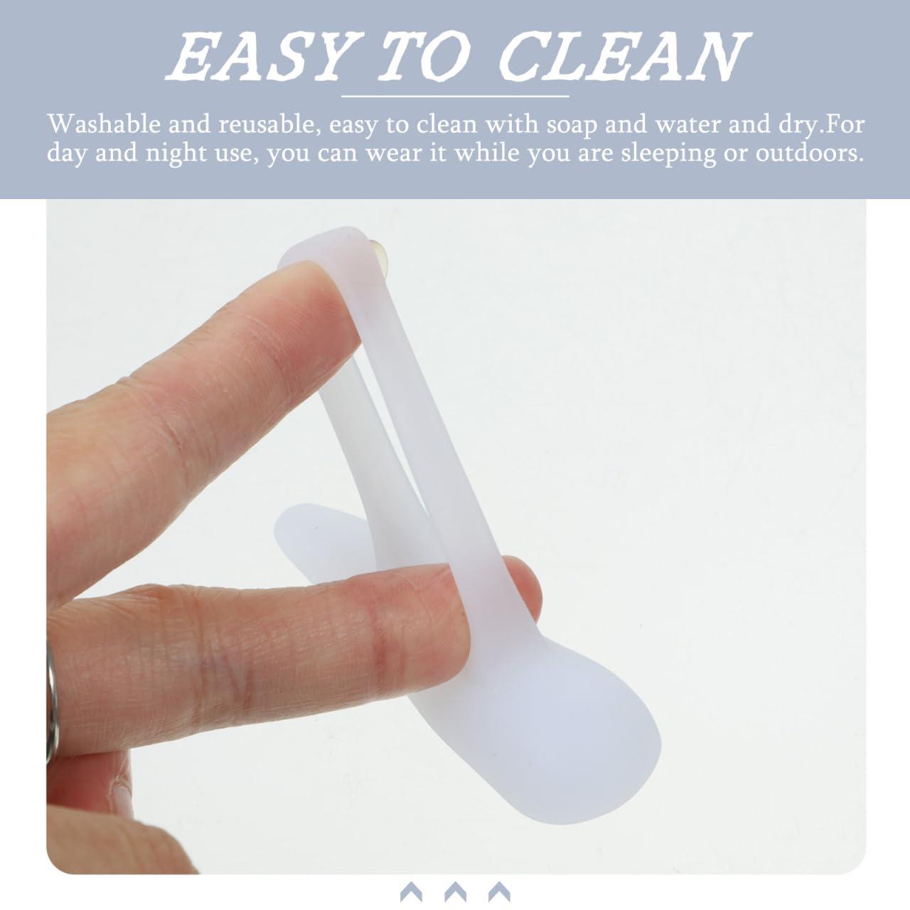 SUPVOX SUPVOX Gel Hammer Toe Crest Pad Hammer Toe Pads Gel Support Crest Cushion For Mallet Toes and Overlapping Toes 4 Pairs