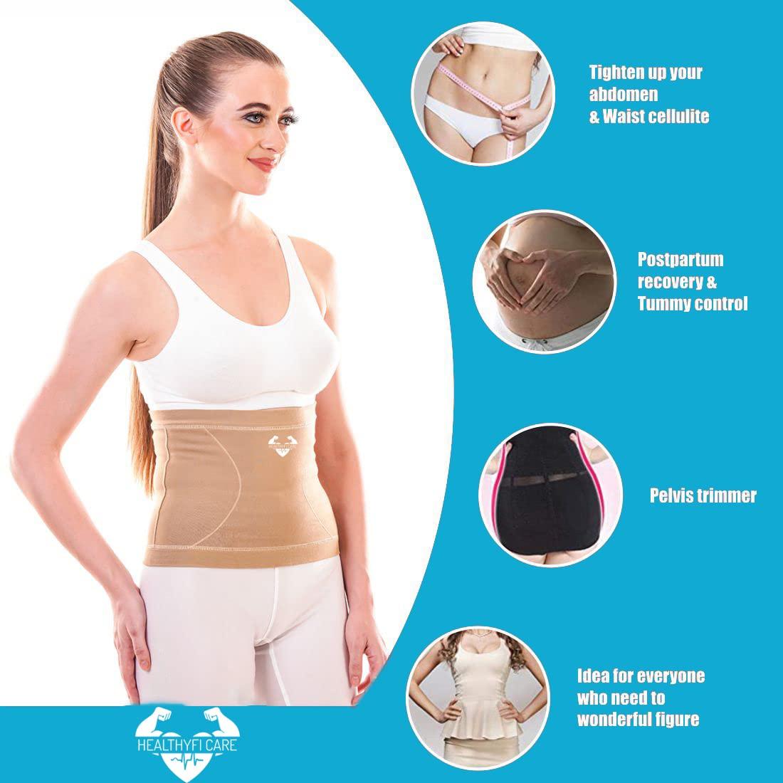 Generic Healthyfi Care Abdominal Corset After Post Delivery Waist & Pelvis Pregnant Pregnancy Slimming Belt, Fat Reducing,Belly Trimmer, Body Shape for Women & Men (XXL)