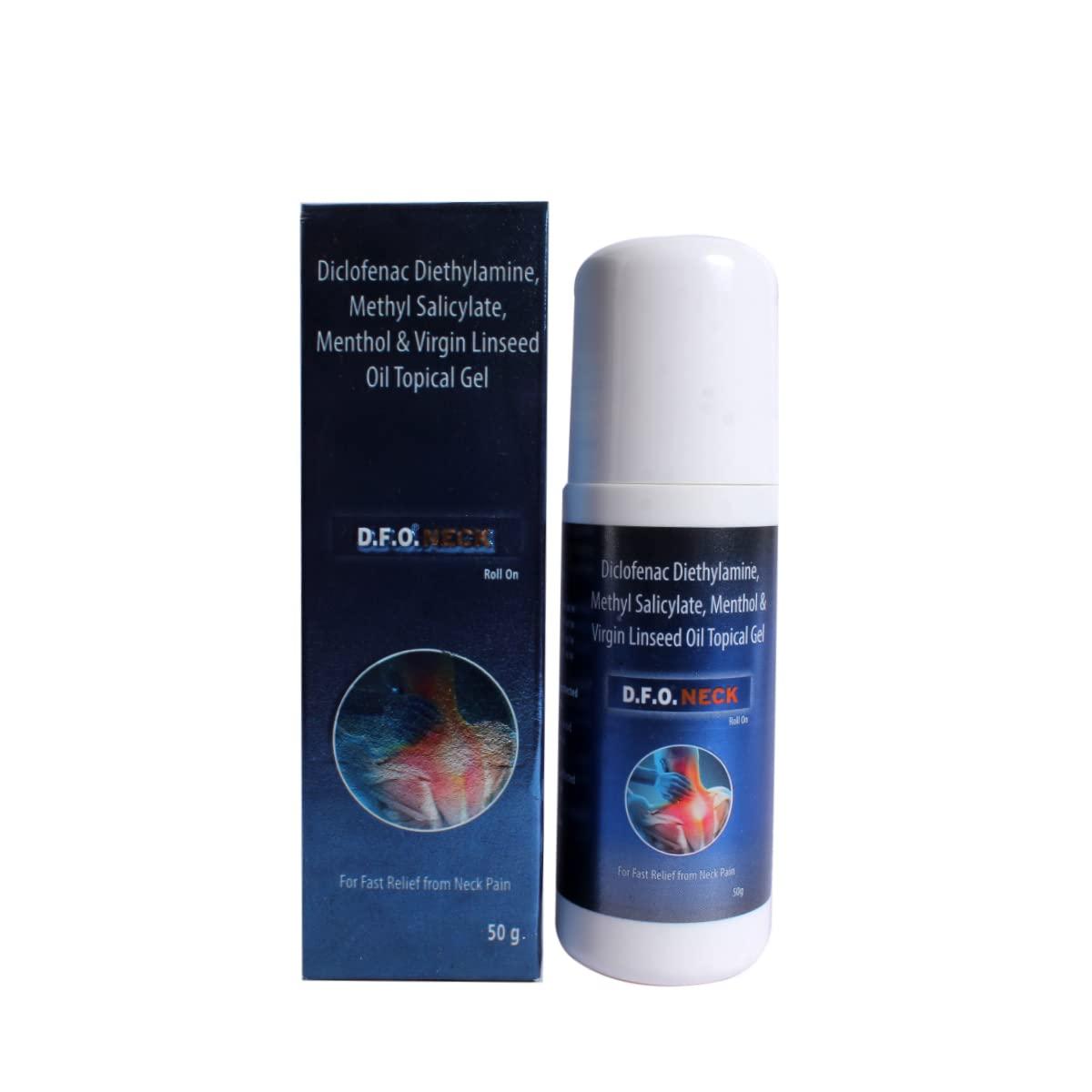 Dfo D.F.O. Neck Roll On - Tube of 50g Topical Gel