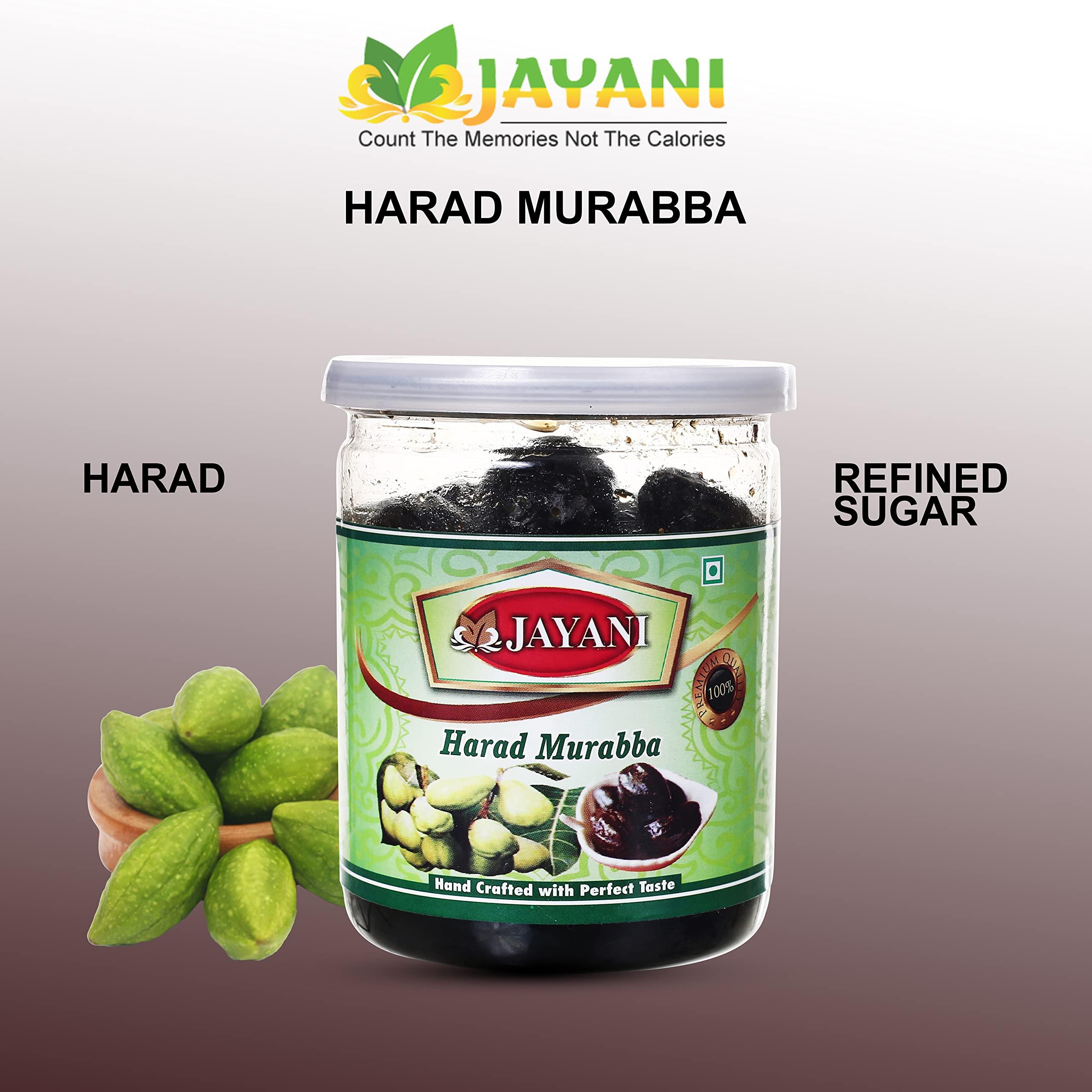 JAYANI jayani Homemade Harad Murabba 400 gm - Authentic Indian Recipe for Your Taste Buds