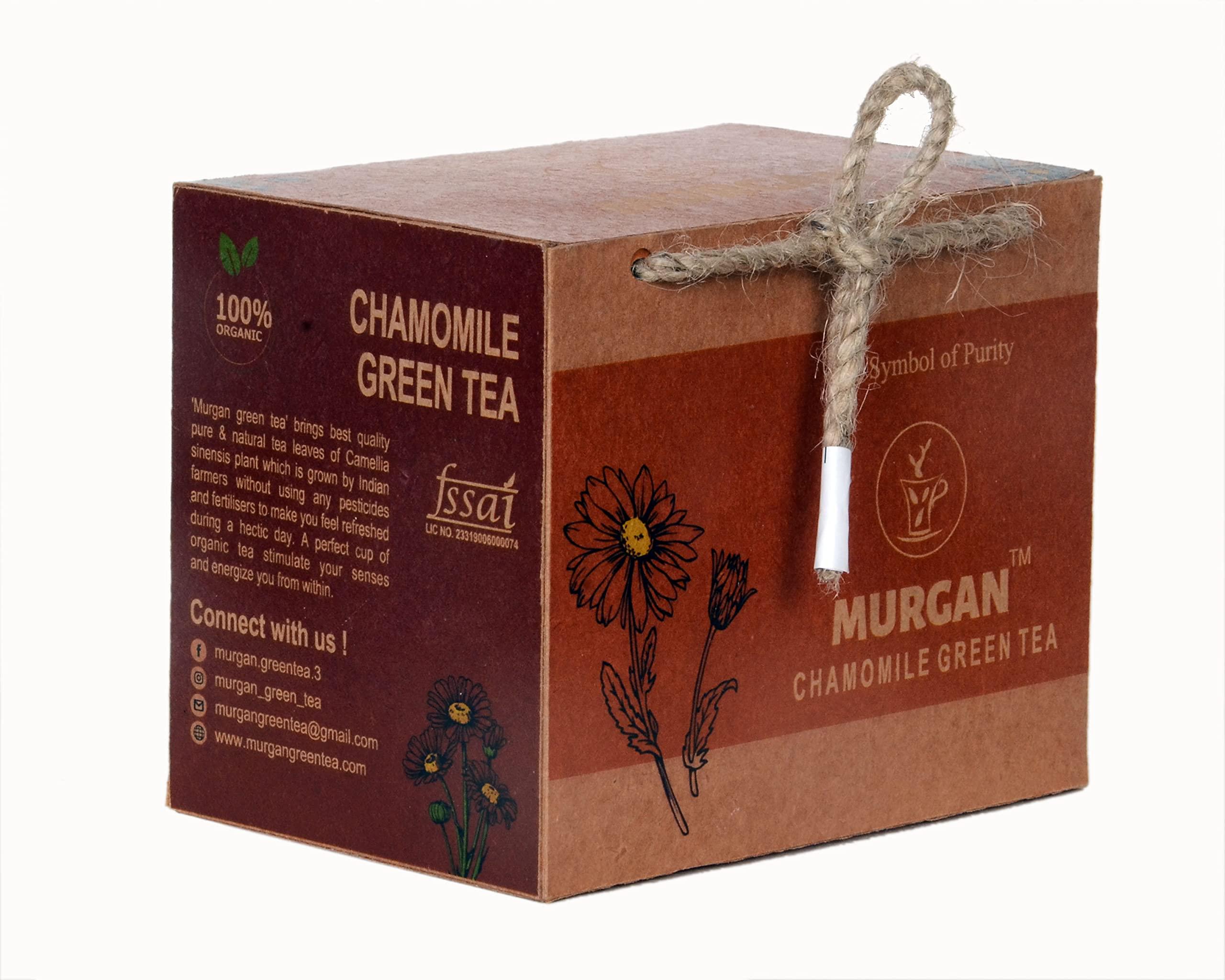 MURGAN MURGAN Combo of Chamomile Green Tea 40g(20N X 2) Box And Pouch 120g