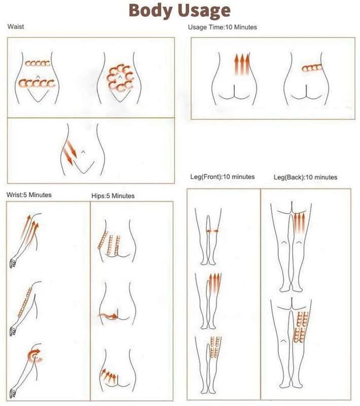 Generic Practical Women Body Massage Health Beauty Full Body Breast Vacuum Anti-Cellulite Device Therapy Treatment Massager