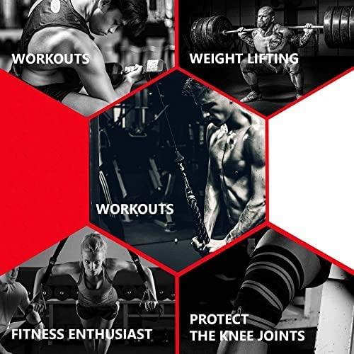 JVN JVN Knee Wraps (Pair) for Cross Training Gym Workout Weightlifting, Knee Straps for Squats - for Men & Women