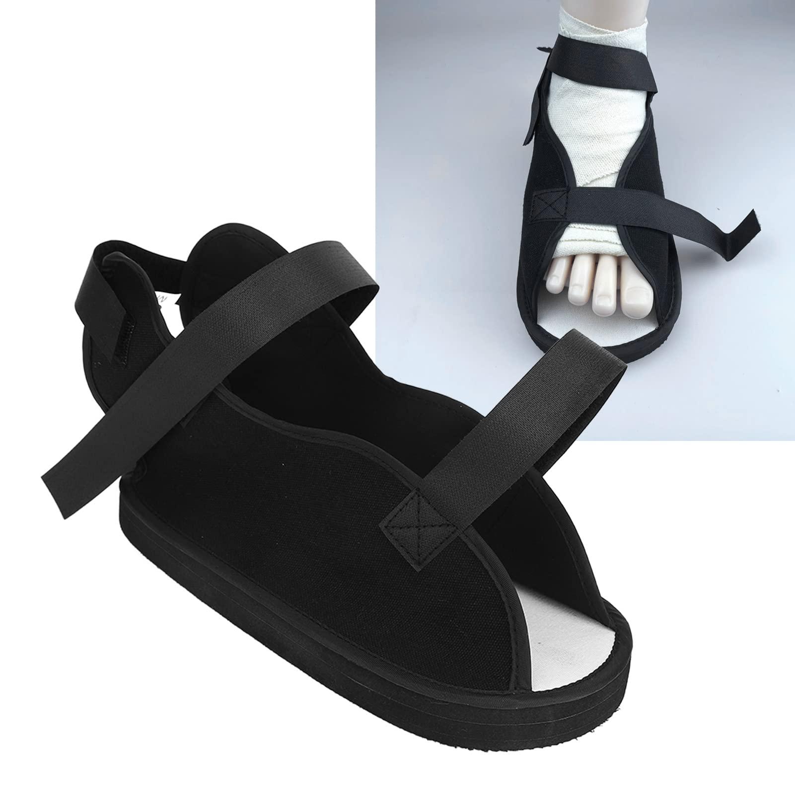MXGZ Fracture Protective Shoe, Good Matching Easy To Wear Post Op Shoe Helpful Reducing Pain for Ankle Sprain (L)