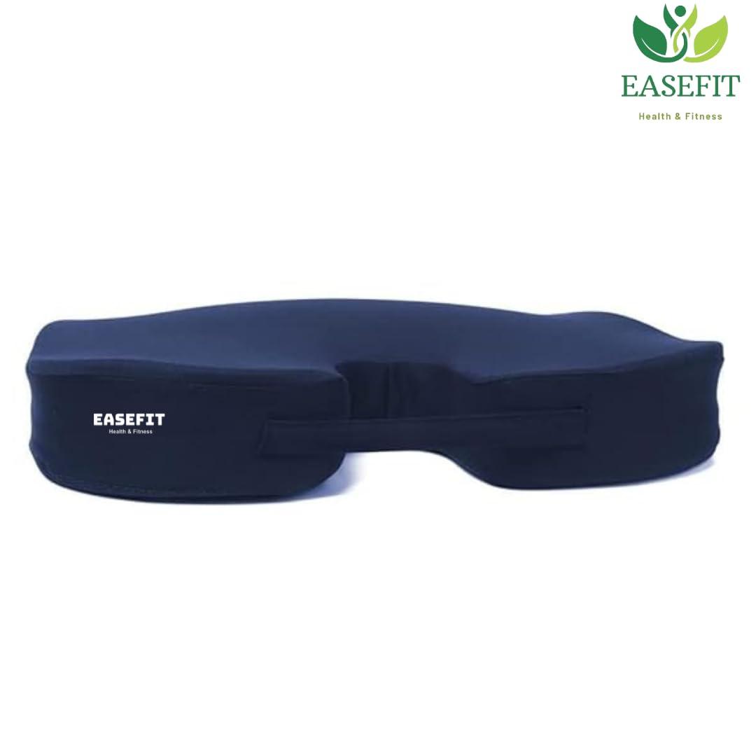 EASEFIT EASEFIT Orthopedic Coccyx Cushion Tailbone Support & Sciatica Pain Relief Hip Support Tailbone Pain Relief,Coccyx Seat Cushion (Blue, Pu Moulded Foam)