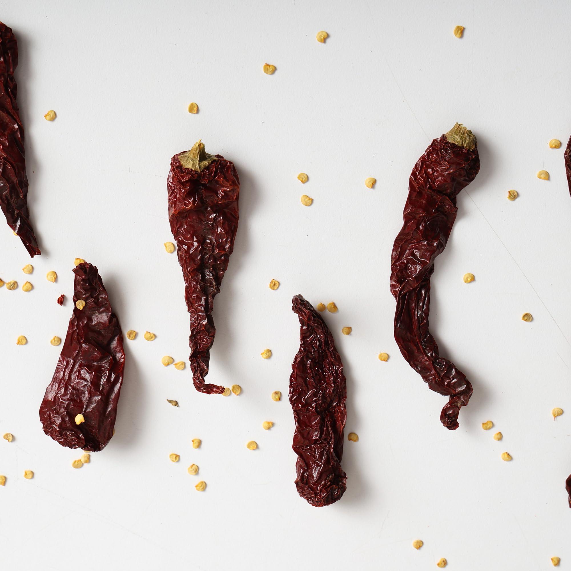 PURE PIK Pure Pik Kashmiri Red Chilli Whole Stemless (200 Gram Pack of 1)