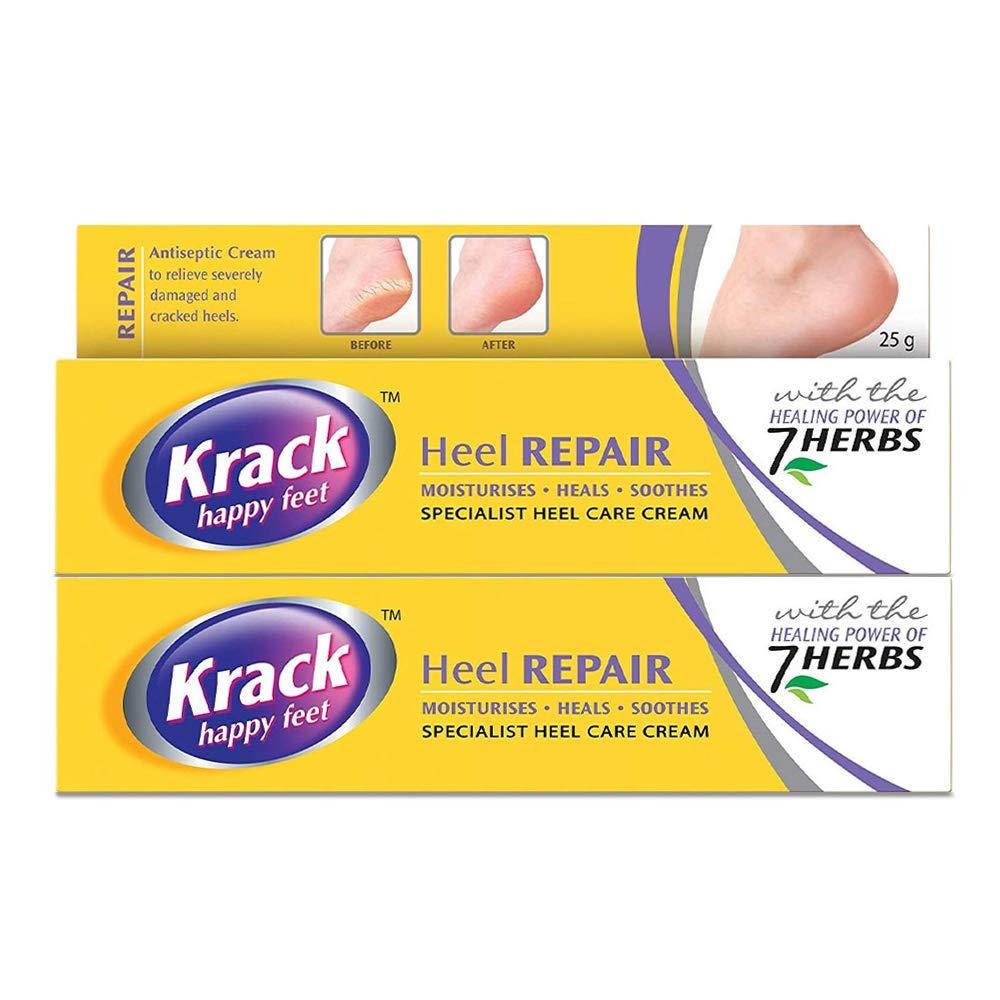 Krack Krack Heel Repair, Ayurvedic Foot care cream, 25 Gm, Pack of 2