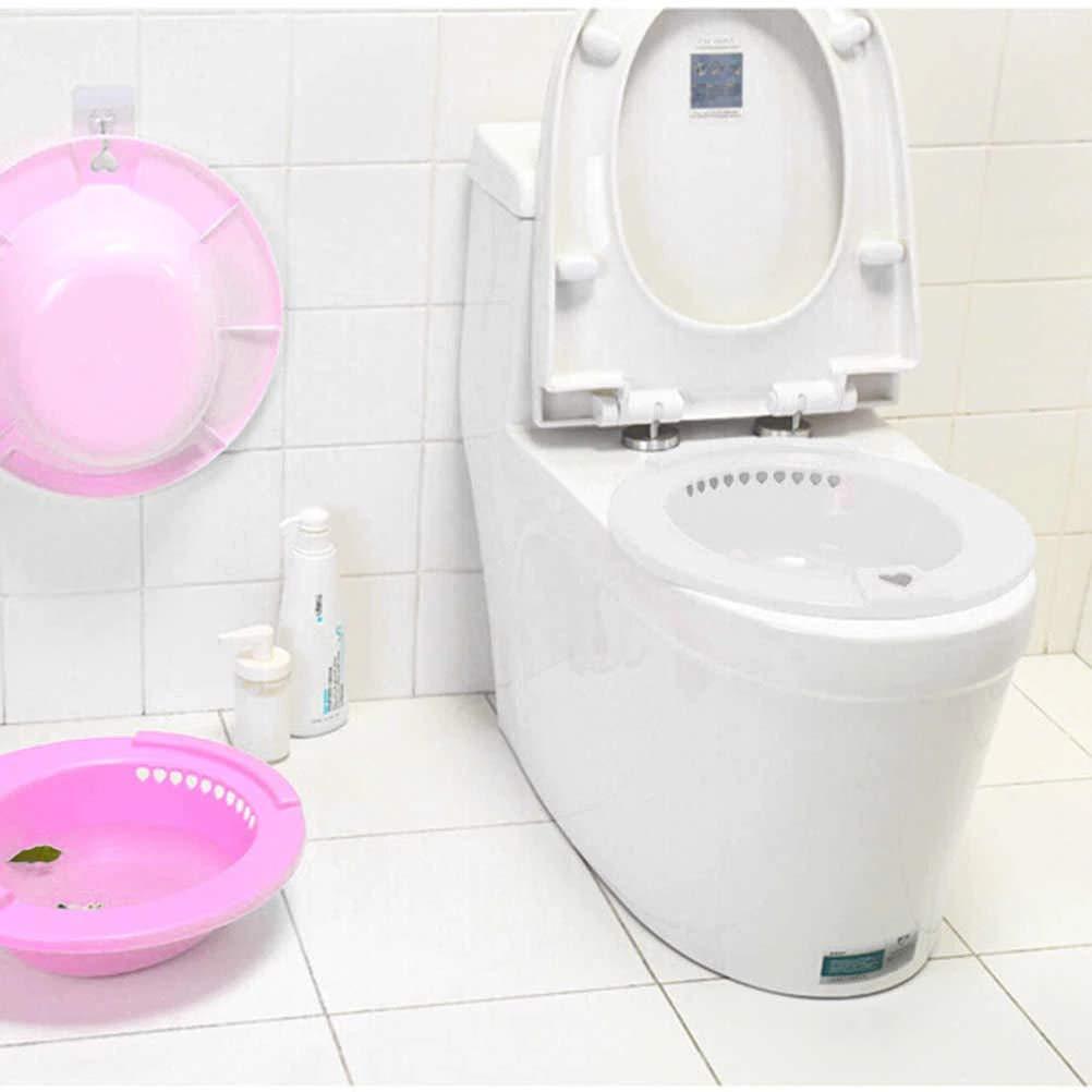 Okayji Okayji Sitz Bath Tub for Piles Fissures Pain Relief and Post Surgery Recovery (Pink)