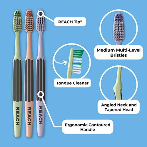 Reach Reach Advanced Design Medium Adult Toothbrush