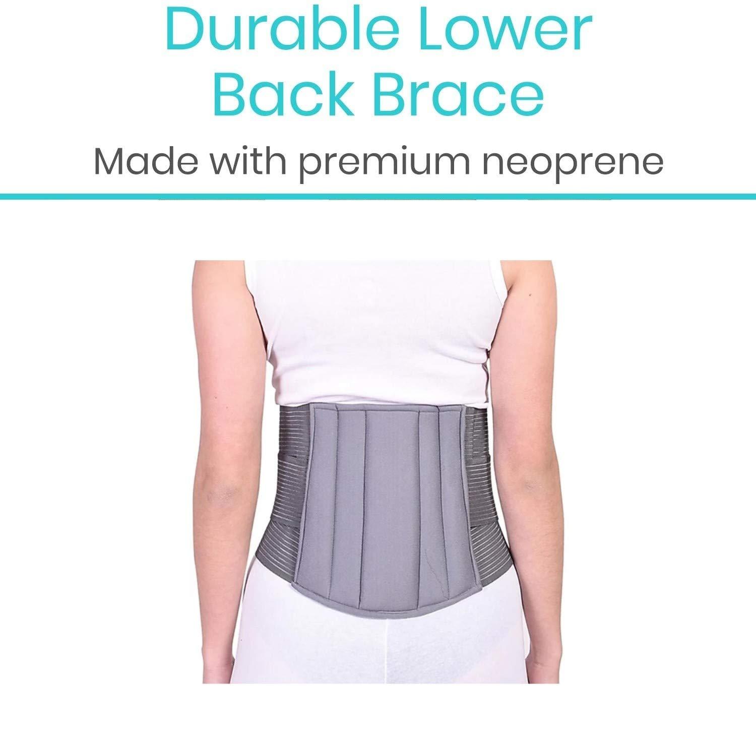 ADA ADA Premium Lumbar Support Belt/Lower Back Brace Support/Lumbar Sacro Belt for Back Support and Enhance Back Posture For Men & Women (X-Large)