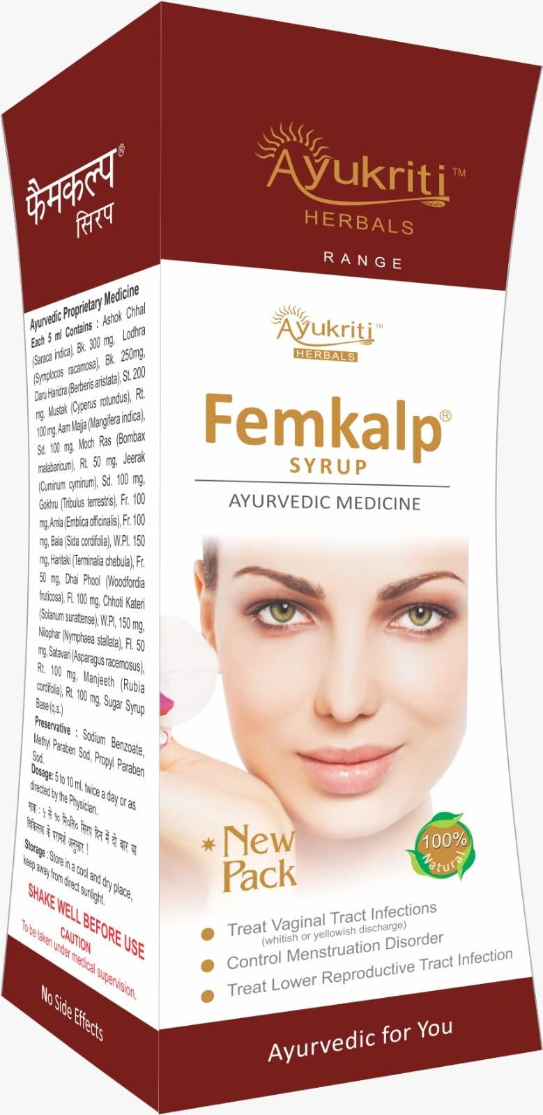 Ayukriti Herbals Ayukriti Herbals Femkalp Syrup Ayurvedic Syrup for Women 200 ml/Ayurvedic Tonic For Women