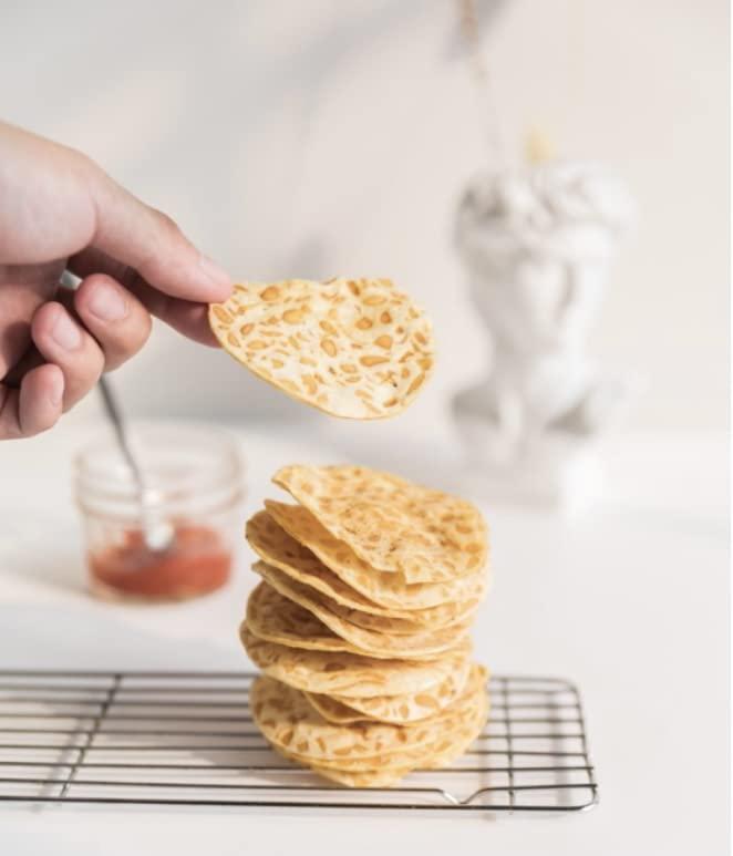 TEMPEHCHENNAI TEMPEHCHENNAI Chips |Protein Chips (Cheddar Cheese Seasoning Plant Based),Veg/Vegan Protein|Gut-Friendly|High Fiber|Low Carb|No Maida - 120 Gm