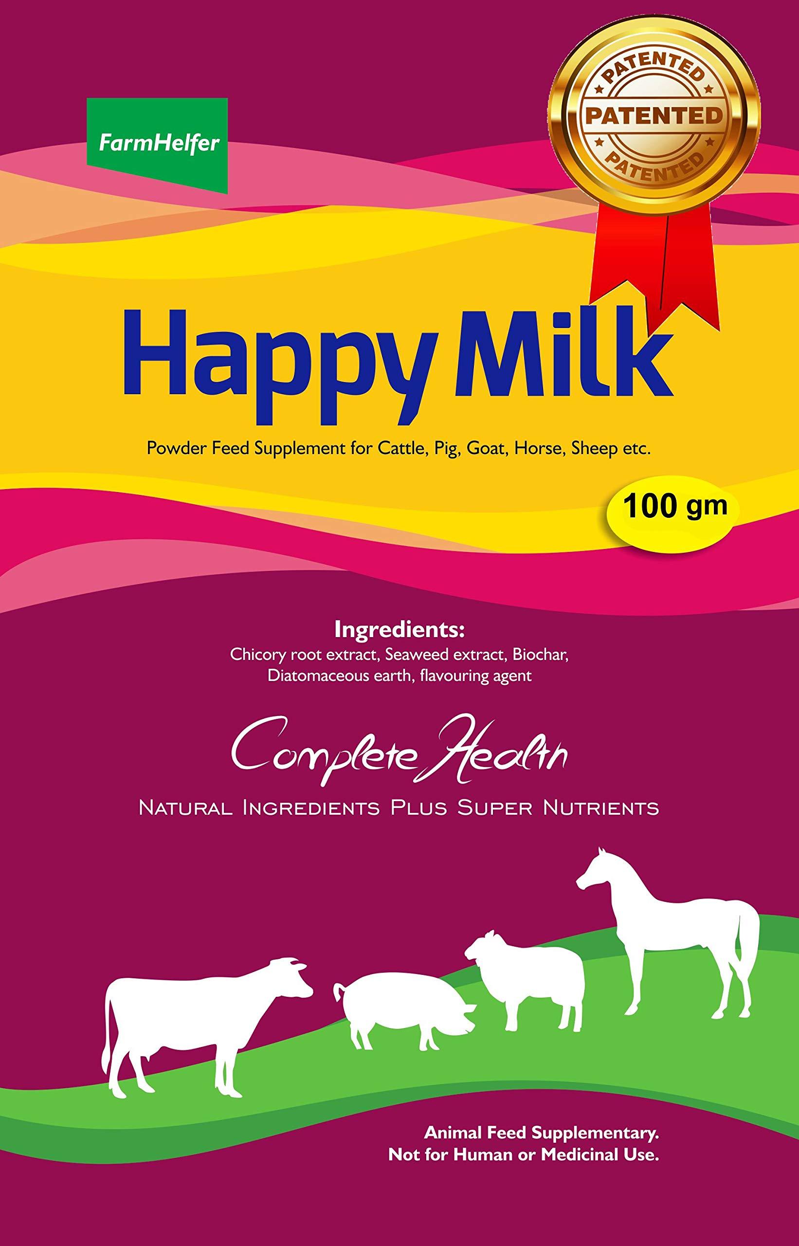 Zelence Industries Pvt. Ltd. FARMHELFER Happy MILK-100 GM (Patented) Pack of 5