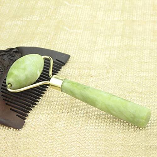 Ladista Ladista LDJR-1 Natural Real Jade Roller Facial Skin Massager Stone Face Neck For Toning, Firming, Serum Application and Massage (1Pc)