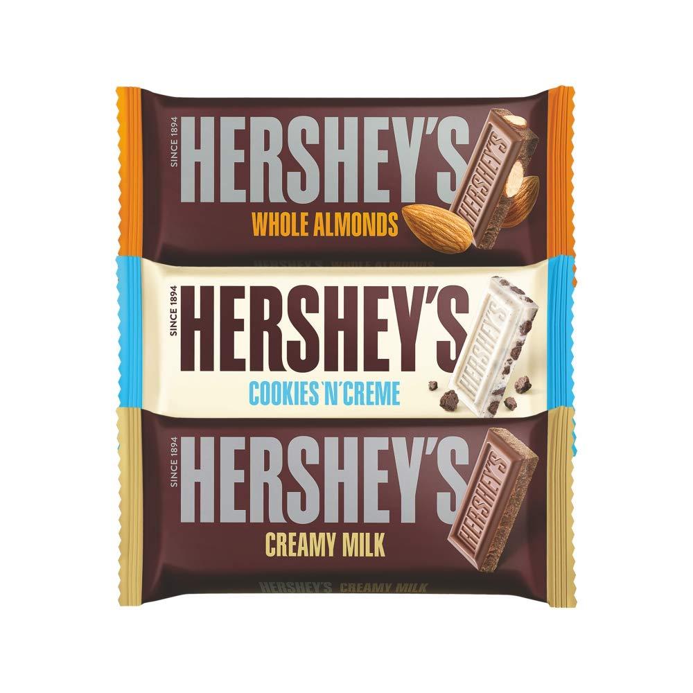 HERSHEY'S Hershey's Whole Almonds Chocolate Bar, 40g (Pack of 6)