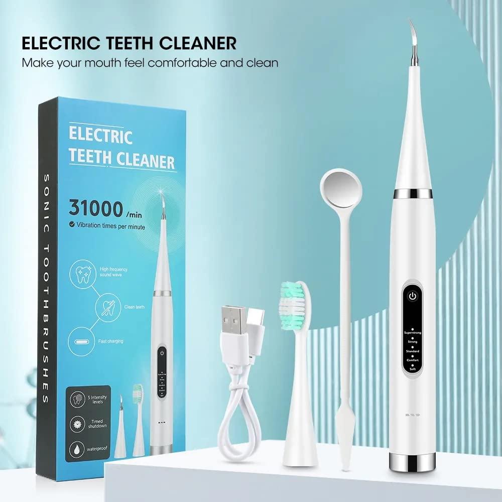 Bioline Bioline Calculus Remover Teeth Whitening Kit Tooth Cleaner Set Oral Care Electric Toothbrush Plaque Remover Tartar Removal Dental Scaler Stainless Steel Calculus Dental tools Professional
