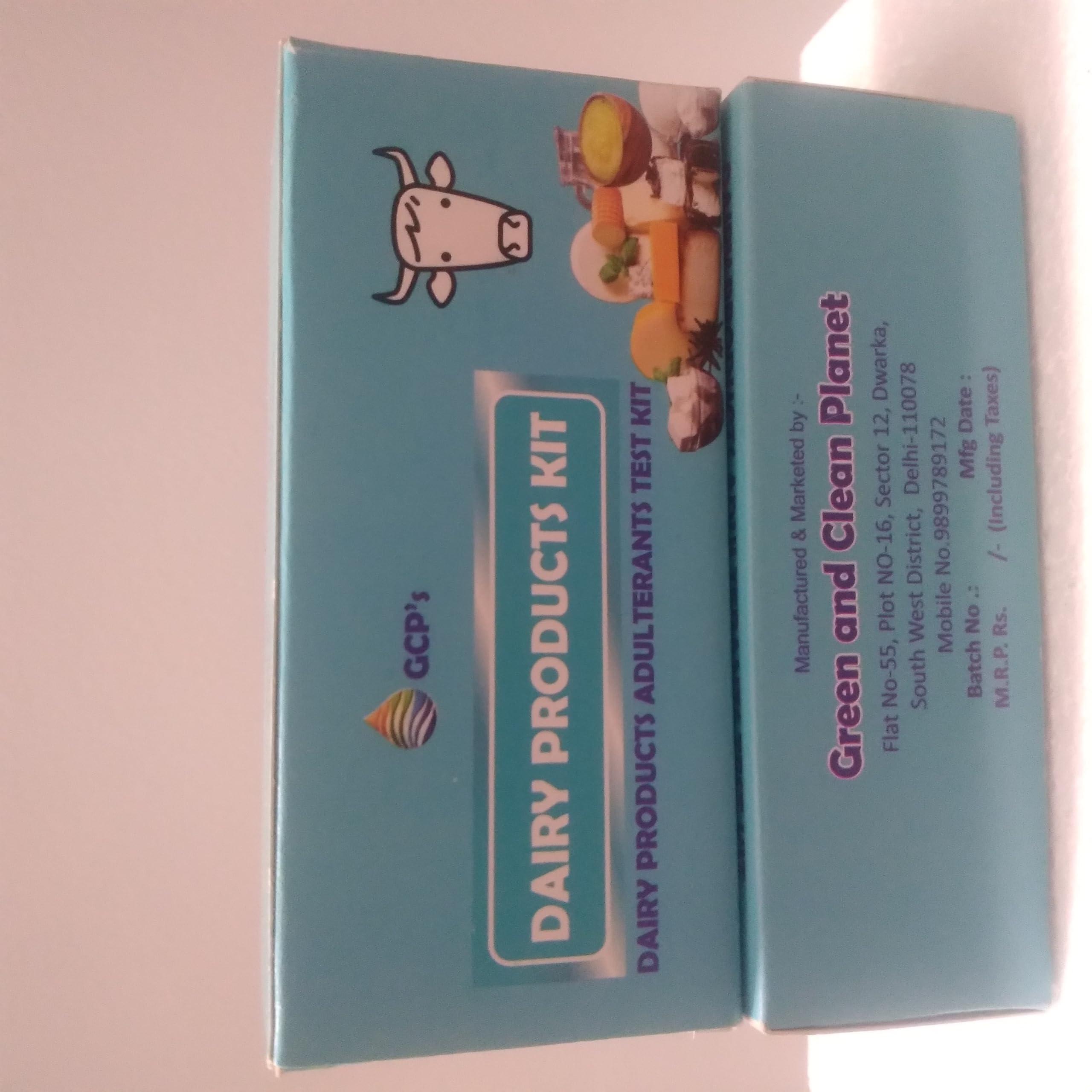 Generic Dairy Products/Milk Test Kit, Milk/Dairy Products Adulterants Test Kit- 5 Tests Kit, 2 Tests of Each Adulterant (A Pack of One Kit)