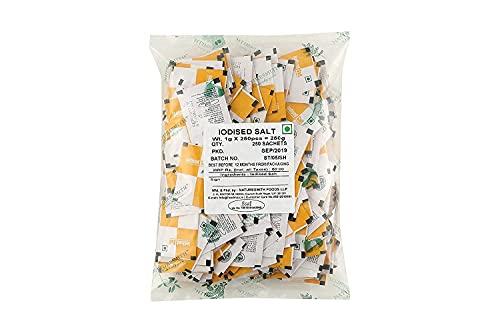 Naturesmith Naturesmith Iodised Salt Sachet 250pieces (Pack of 2)