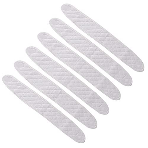 Artibetter ARTIBETTER Baby Belly Band Pure Cotton Newborn Bellybands Infant Umbilical Cord Belly Band 6pcs (White)
