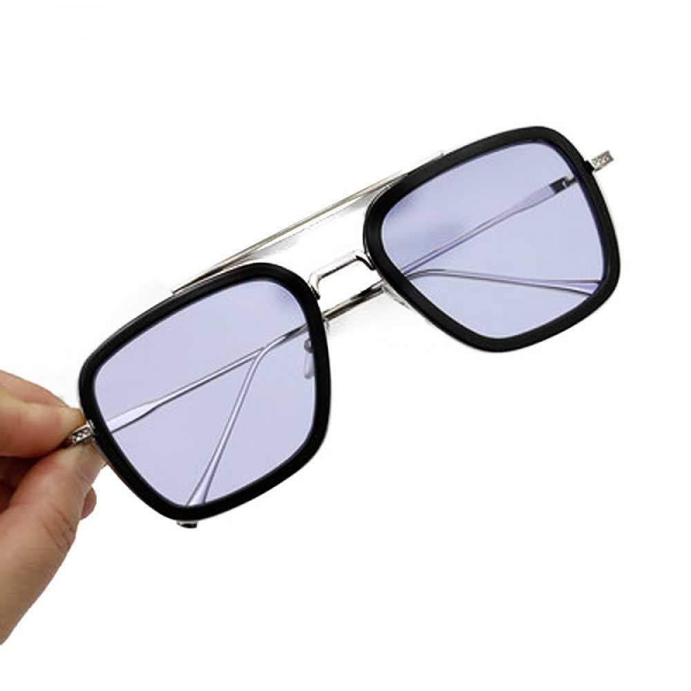 Roshfort Roshfort Avengers Infinity War Tony Stark Iron Man Unisex Sunglasses Eyeware Frame Transparent