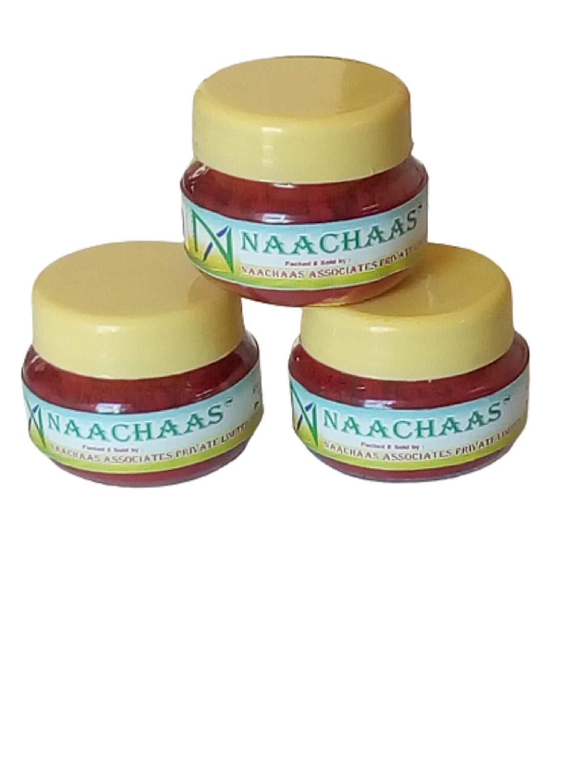 NAACHAAS Naachaas Madurai Sri Meenakshi Amman Thazhampoo Kumkum 15gms - Red color - Pack of 3