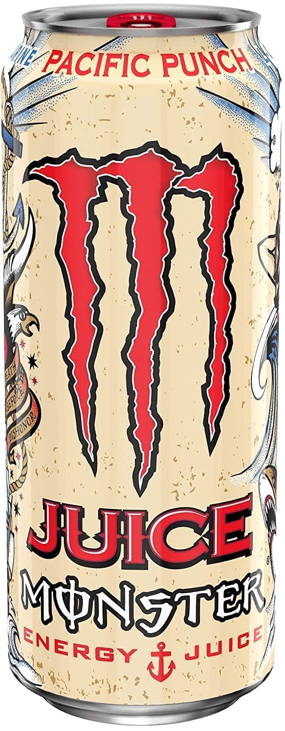 Gratitude Juice Monster Pacific Punch, Energy + Juice, Energy Drink (12)