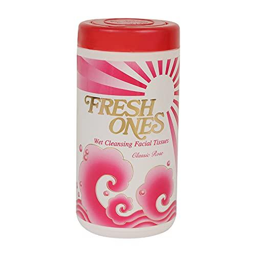 FreshOnes FRESH ONES WET CLEANSING TISSUES CONTAINER ROSE (70 WIPES)