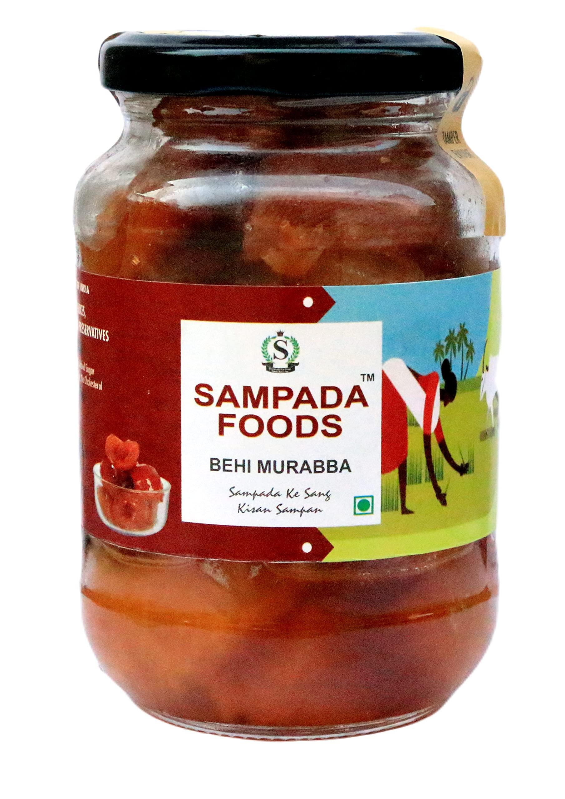 SAMPADA FOODS Sampada Foods | Behi Murabba (Safarjal Murabba) (Quince Murabba)| Good for Health and Immunity (450 Grams)