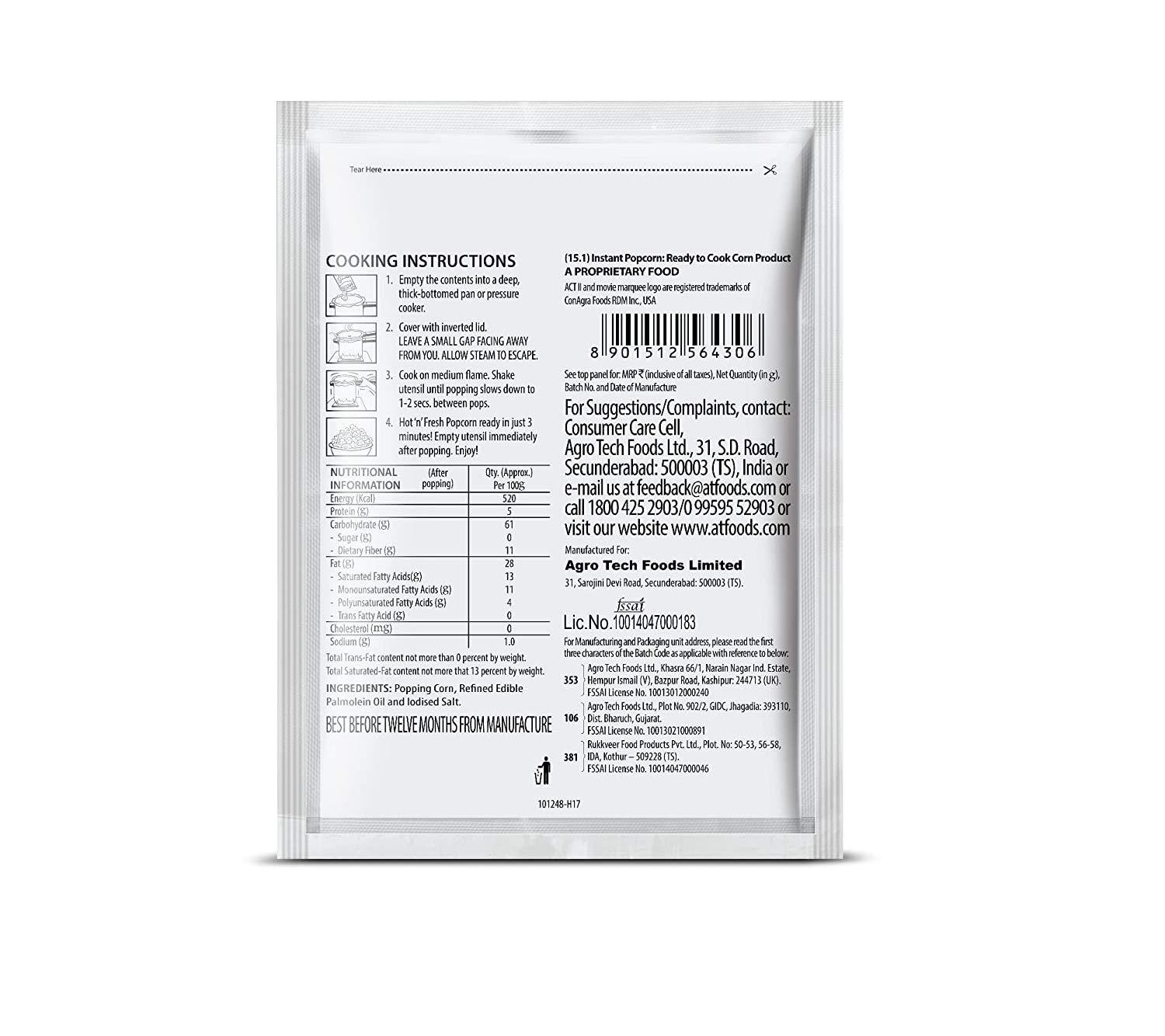 Act II Act II Instant Classic Popcorn - Salted, 150g