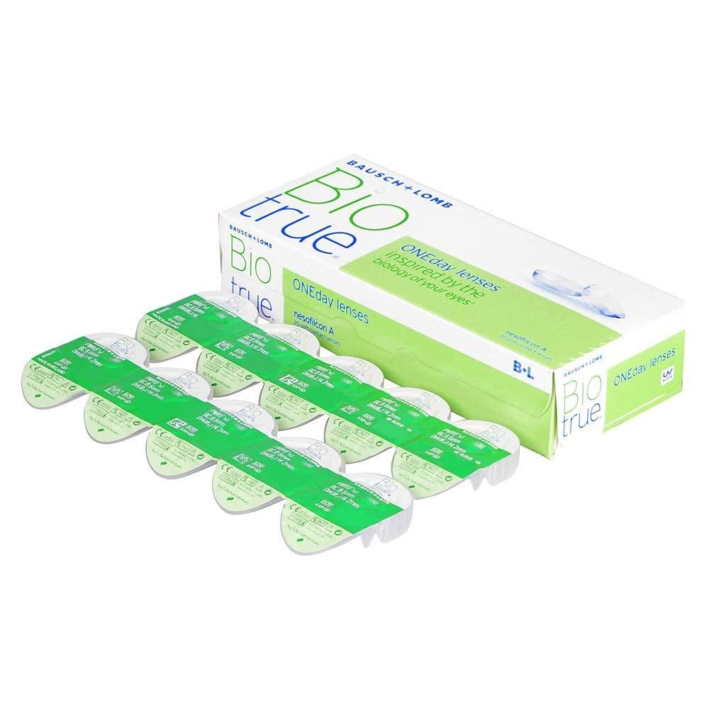 Bausch & Lomb Bausch & Lomb Biotrue ONEday Daily Disposable Contact Lens (-5.25 , Clear, 30 Lenses)