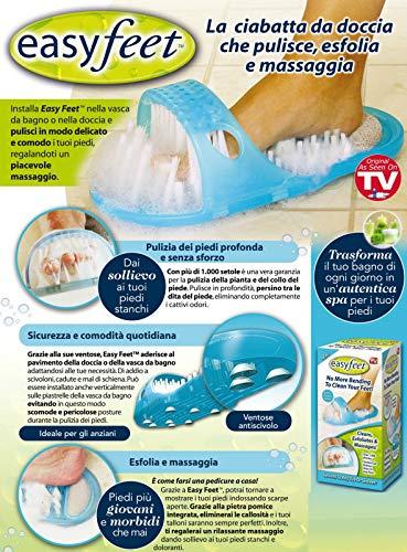 SVK DREAM SVK Dream Easy Feet Foot Cleaner/Easy Bath Brush/Shower Foot Feet Cleaner/Scrubber/Pumice Stone Massager Pack of 1