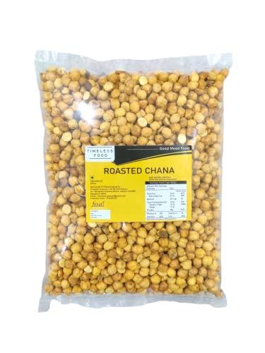 Timeless Food Timeless Food : Roasted Chana Without Skin 200 gm | Bhuna Chana | Roasted Chickpeas